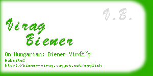 virag biener business card